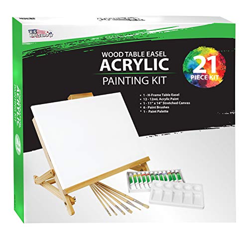 6 US+Art+Supply+21+Piece+Stretched