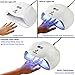 LuxeUp UV Nail Lamp Dryer 54W Upgraded Design | LED Curing Light Nail Art Lamp | Professional Dry Nail Lamp Set For Acrylic & Gel Polish