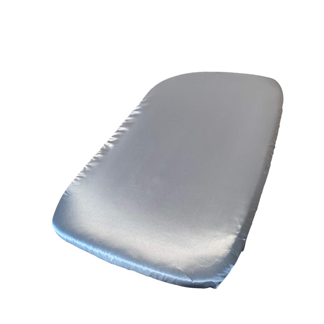 MANE by TIM & TAM SATIN CRIB Fitted Sheet (Grey) — image 1