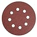 WINGONEER 50PCS Sanding Discs Pads, 5-Inch 8-Hole 320-Grit Hook and Loop Aluminium Oxide Sandpaper for Random Orbital Sander