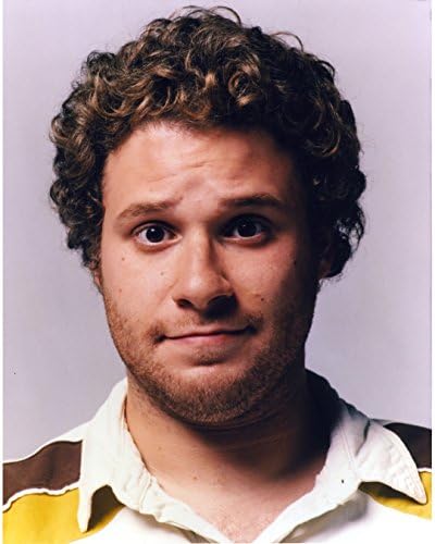 Globe Photos ArtPrints Seth Rogen Close Up Portrait - 8" X 10" Pop Culture Art Photographic Full Bleed Print - Premium Paper