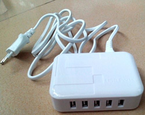 SuperMay® 25 Watt 5 Port USB Rapid Charger. Multiport USB Charging Station