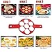 Kyson Nonstick Silicone Pancake Ring, Fried Egg Mold Egg Ring Egg Shaper,Fast & Easy Way to Make Perfect Pancakes