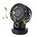 Small Oscillating Fan, OXOQO Mini USB Desk Quiet Fan 2 Speed Modes Dual Blades for Room Office Desktop
