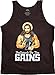 Ann Arbor T-shirt Co. Hallowed Be Thy Gains | Funny Muscle Jesus Weight Lifting Workout Humor Tank Top - Black, Medium
