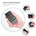 Aluminium Alloy Infinity Pocket Size Cube Toys JOYNOTE Relaxation Office Stress Reducers for ADD, ADHD, Anxiety, Autism Adult & Kids (Black)