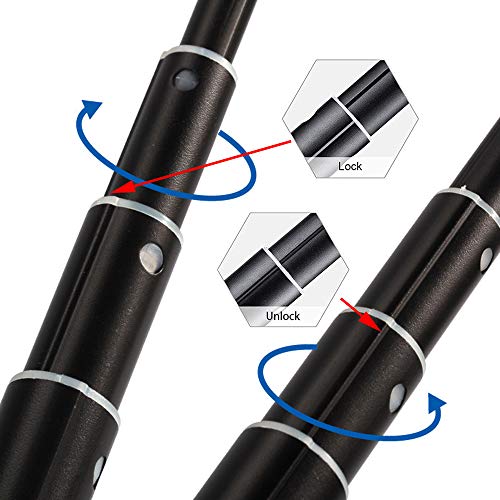 iGANK Selfie Stick Extendable Monopod Pole Hand Grip with Mini Tripod Mount Stand for Gopro Hero 6, Gopro Hero(2018), Hero 5 4, Session, AKASO, Xiaomi Yi Action Cameras and Compact Cameras, ST301