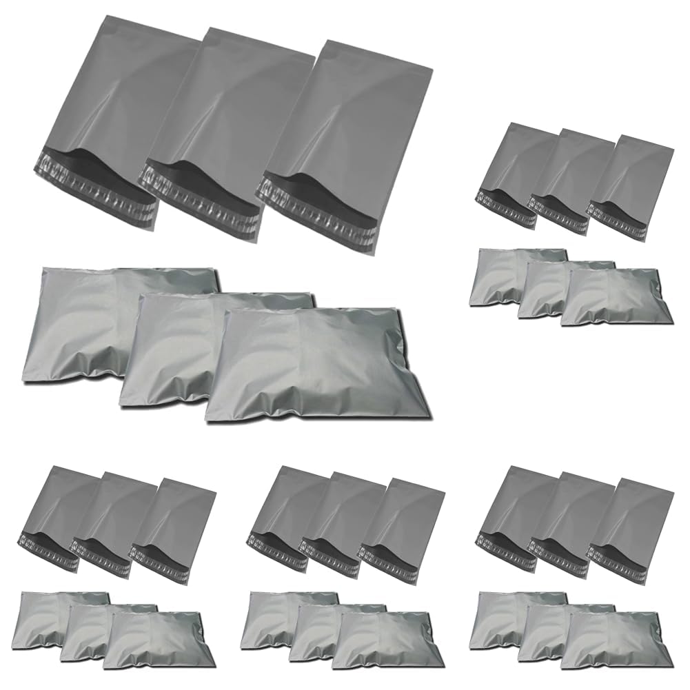 50 Strong 12 x 16 inch Polythene Mailing Postal Bags Plastic Material Mailing Or Posting Parecels Bag For Postages Strong Self Seal (Pack of 5)