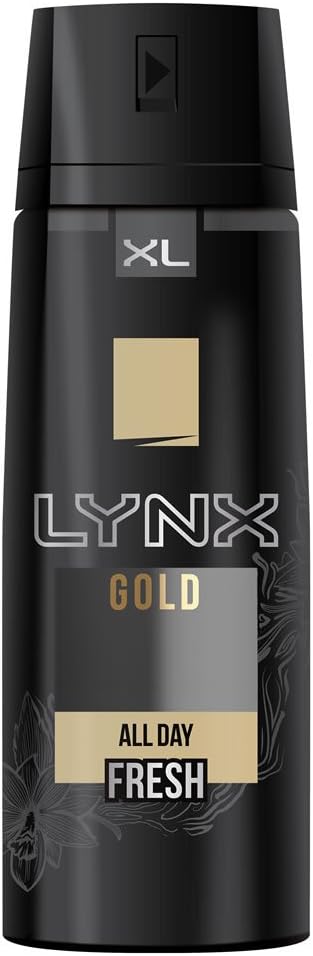 Lynx Body Spray Gold 200ml, white, 200 ml (Pack of 1)