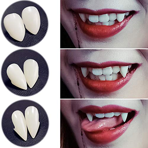 AIYAYI Vampire Teeth Fangs Halloween Party Fake Vampire Teeth for
