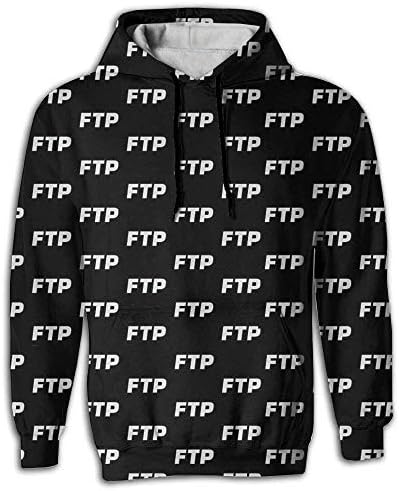 DJFZZZ Men's Running Fashion FTP $uicideboy$ Big Pockets 3D Pullover Coat
