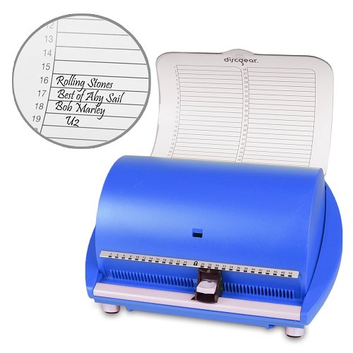 DiscGear Selector 50FX 50-Disc CD Case w/Title Sheet (Blue) - Thumbnail 2