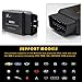 OBD II Scanner, Car Engine Fault Code Reader CAN Diagnostic Scan Tool - Black (OBD Scanner)