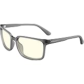 GUNNAR Gaming Glasses - Mammoth Smoke Clear Lens - Blue Light Blocking Relieve Dry Eye