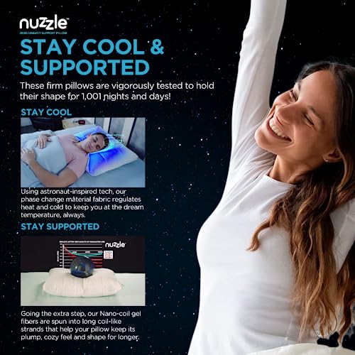 Nuzzle ASSEENONTV Bed Pillow for Sleeping Ultra Cool and