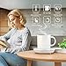 Mug Warmer Coffee Warmer,Auto Shut On/Off Beverage Warmers Cup Heater for Desk Coffee Warmer,Constant Keep Temperature 55℃／131℉,Safely Use for Office/Home to Warm Coffee Tea Milk Candle
