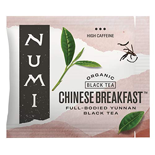 Numi Organic Chinese Breakfast Tea, 100 Tea Bags, Full Bodied Yunnan