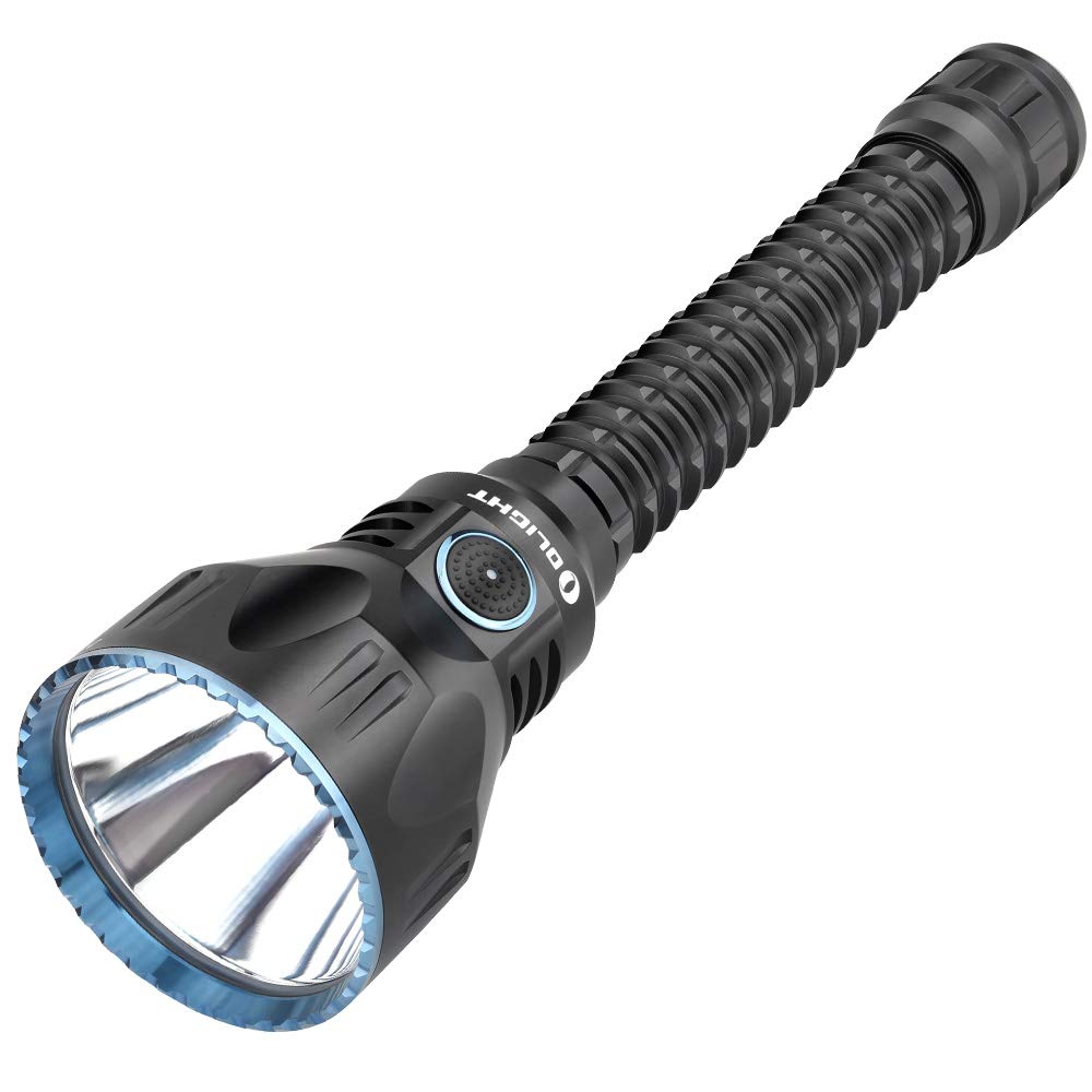 OLIGHT Javelot Pro, Max 2100 Lumens 1080m Throw Rechargeable Rifle Torch Flashlight for Hunting, Search and Rescue with 2 x 3500mAh 18650 Lithium Batteries, Magnetic USB Charging Cable, Holster