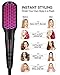 COOLKESI Ionic Hair Straightener Brush, Anti-scald Straightening Brush with Fast MCH Ceramic Heating, Adjustable Temperatures, Auto-Off & Dual Voltage, Portable Straightening Comb for Home, Travelthumb 2