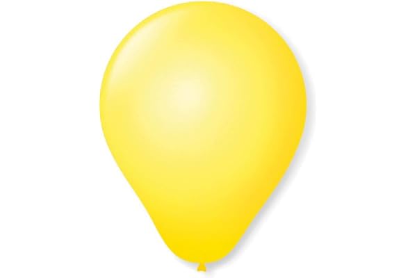Balão Classic N.065, Amarelo, Pacote com 50, São Roque Balão Classic N.065, Amarelo, Pacote com 50, São Roque