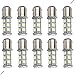 10-Pack 1157 2057 2357 7528 BAY15D 18-SMD LED Bulbs For Turn Tail Signal Brake Light Lamp Backup Lamps RV Camper White