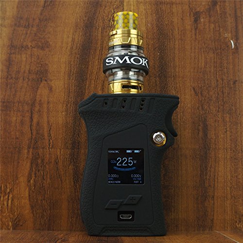 ModShield for Smok MAG 225W TC Left Handed Edition Silicone Case & Smok Band ByJojo Cover Shield Wrap Skin (Black)
