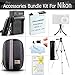 Essential Accessories Kit For Nikon Coolpix S9900, S9700, S9500, AW130, S800c S6300 S6200 S8200 S9300 S9200, A900 Digital Camera Includes Replacement EN-EL12 Battery + Charger + Case + Tripod + More
