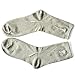 3 Pairs Silver Conductive Massage Socks for Tens/EMS Machine to Stimulate Blood Circulation