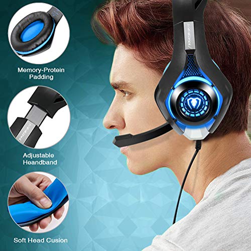 image for BlueFire Professional 3.5mm PS4 Gaming Headset Headphone with Mic and 
