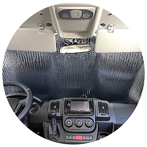RV WINDOW SUNSHADE REFLECTOR KIT. COMMERCIAL GRADE , DOUBLE THICKNESS. TOTAL COVERAGE: 48" X 108"(WINDSHIELD) 24" X 216" (SMALLER WINDOWS) CLASS A MOTORHOME