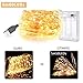 IDESION 2 Pack 20 Feet 60 Led Fairy Lights Waterproof Copper Wire Twinkle String Lights with 2 Mode Charging Type USB Powered/Battery Operated for Bedroom Indoor Holiday Decoration