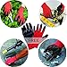 VIWIEU Nail Holder for Hammering Safety Plastic Pliers, Finger Protective Nail Guide for Small Screws and Finishing Nails, Slip Joint Pliers Tool Gadget for Household Construction (with Work Gloves)