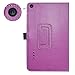 MediaPad T3 7.0 Case,Mama Mouth PU Leather Folio 2-Folding Stand Cover with Stylus Holder for Huawei MediaPad T3 7.0 Inch Tablet,Purple