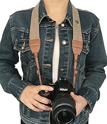 Camera Strap Neck, Adjustable Vintage Soft Camera