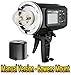 Godox AD600BM Bowens Mount 600Ws GN87 High Speed Sync Outdoor Flash Strobe Light with X1C Wireless Flash Trigger, 8700mAh Battery Pack to Provide 500 Full Power Flashes, Recycle in 0.01-2.5 Second