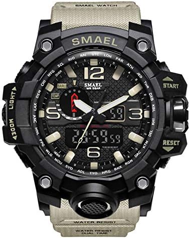 SMAELBandMen Military Watch 50m Waterproof Wristwatch LED Quartz Clock Sport Watch Male Sport Watch Men S Shock