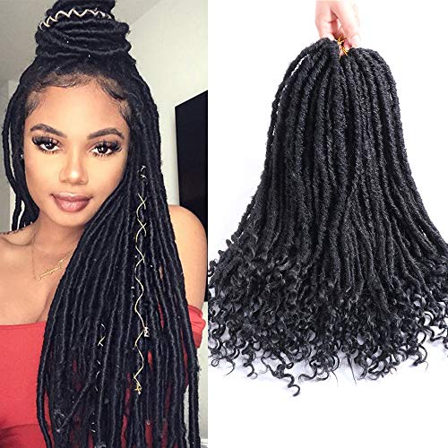 3pcs Lot 20 Goddess Faux Locs Deep Curly Faux Locs Crochet Twist