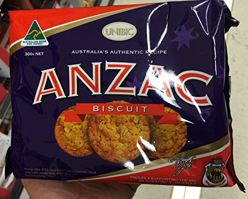 Anzac Cookies Authentic Biscuits 300g Australian Made ( Express Courier From Sydney with Ups)