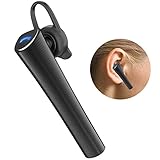 Matone Bluetooth Headphones, V4.2 Wireless Earbuds Handsfree Car Bluetooth Headset with Mic, Lightweight Sweatproof In Ear Sport Earphones, Noise Cancelling & Secure Fit (One Piece Only) - Black