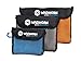 Wildhorn Outfitters Microfiber Towel Pack - 3 Sizes: Extra Large Bath, Large Camping, Small Gym Towels - Quick Dry, Super Absorbent, Lightweight, Compact