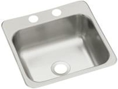 Sterling B153 2 Secondary Sink 15 Inch By 15 Inch Top Mount Single