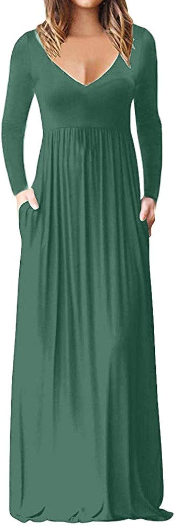 Kleid Langarm Weiter Rock