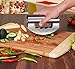 Utopia Kitchen Mezzaluna Chopper and Knife - Double Blade - Stainless Steel Mincing Knife - Multipurpose Use for Home Kitchen or Restaurant