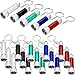 Tatuo 20 Pieces Mini Flashlights Keychain 5 Bulbs LED Keychain for Camping Party Favors