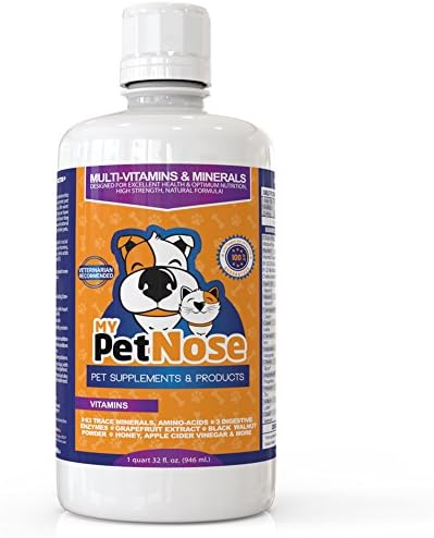 32 OZ Multivitamin Supplement 11 Vitamins 63 Minerals 3 Digestive Enzymes For Dogs Black Walnut Powder Honey &amp; more