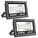 Ustellar 2 Pack 60W LED Flood Light, IP66 Waterproof, Outdoor Super Bright Security Lights, 300W Halogen Bulb Equivalent, 5000K Daylight White, Floodlight Landscape Wall Lights primary
