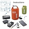 WINGONEER-Waterproof-Bag-Waterproof-Case-for-Swimming-Surfing-Fishing-Boating-Skiing-Camping-and-Other-Outdoor-Sports-Protest-Your-Personal-Item-Against-Water-Rain-Snow-and-Sweat-2L-Orange
