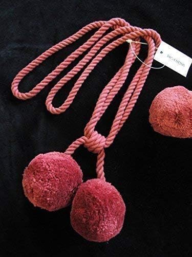 Sew Select Pink Pom Pom Curtain Tie Backs Per Pair Fabric