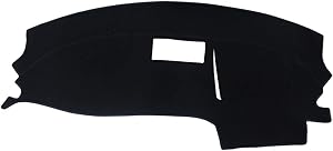 NewYall Black Dashboard Cover Dash Mat Pad Dashmat