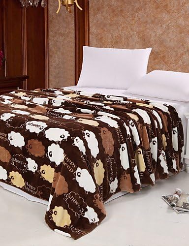 LBLI Little Sheep High-end Green Environmental Protection Printing And Dyeing Method, Wool Blanket Full Size JJ-TZ #0805